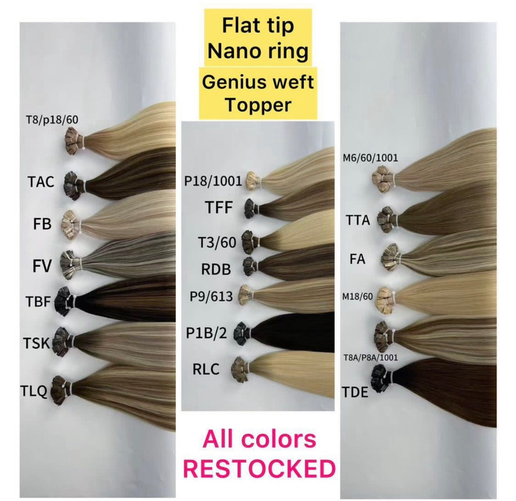 Virgin Hair Nano Tip Extensions (100g)