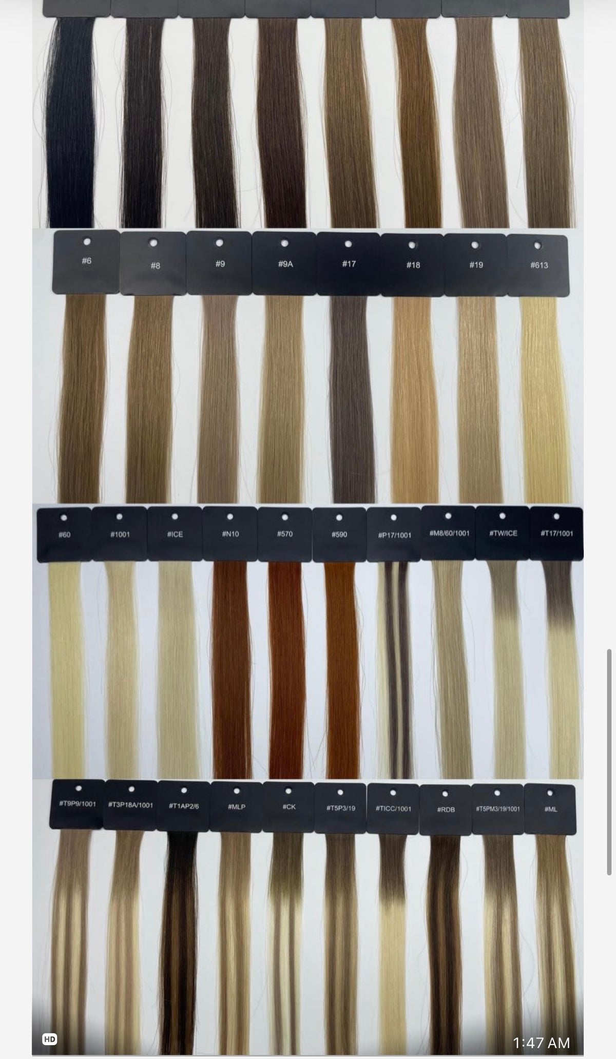 Tape-In Hair Extensions - Color (100g)