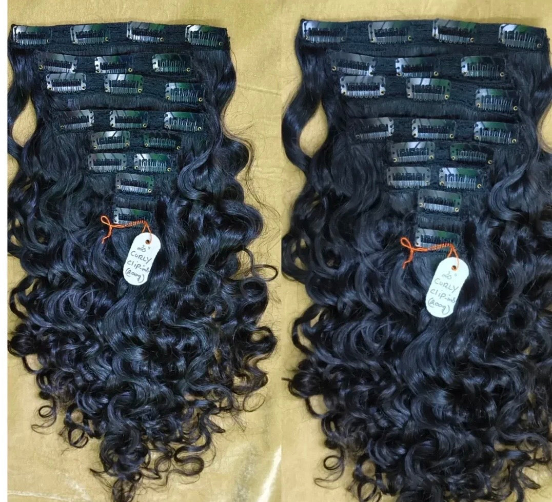 Virgin Hair Clip-In Extensions
