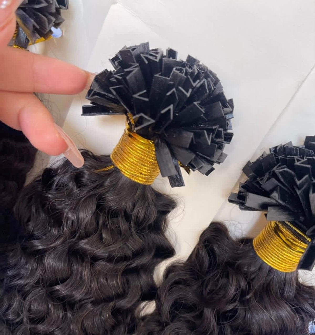 Raw Hair K-Tip Extensions