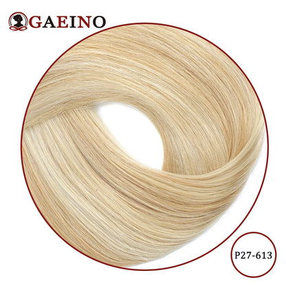 Tape In Hair Extensions Human Hair Real Natural Hair European Straight Blonde Skin Weft Adhesives Remy Hair Extension 2.0G/PC